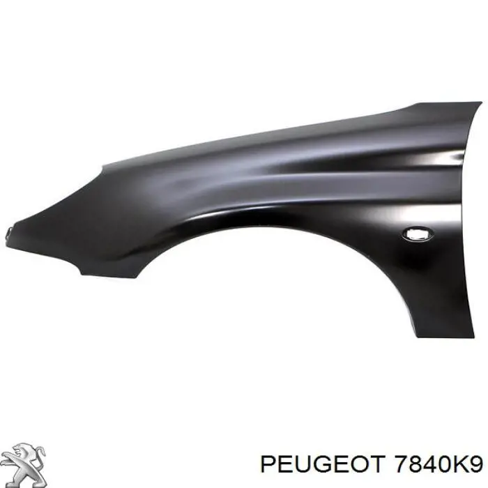 7840K9 Peugeot/Citroen Переднее левое крыло