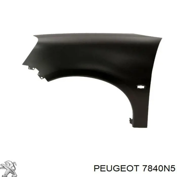 7840N5 Peugeot/Citroen pára-lama dianteiro esquerdo