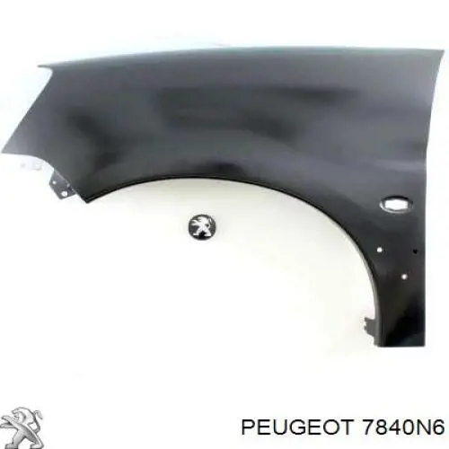 Крыло переднее левое 7840N6 Peugeot/Citroen