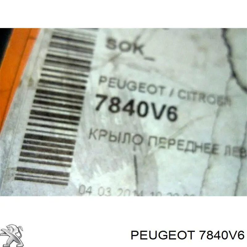 FP2049311 FPS Переднее левое крыло