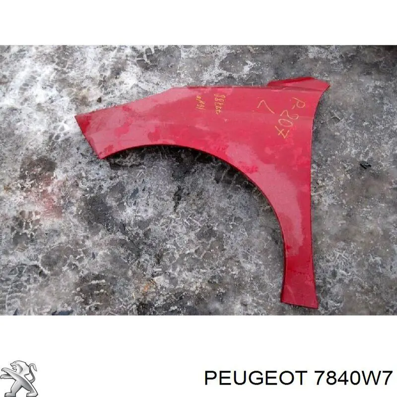 Крыло переднее левое Peugeot/Citroen 7840X3 цена, от 34.96 USD