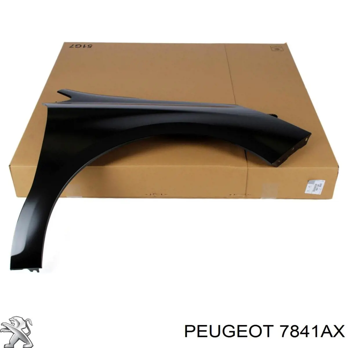 Крыло переднее правое Peugeot/Citroen 7841AX