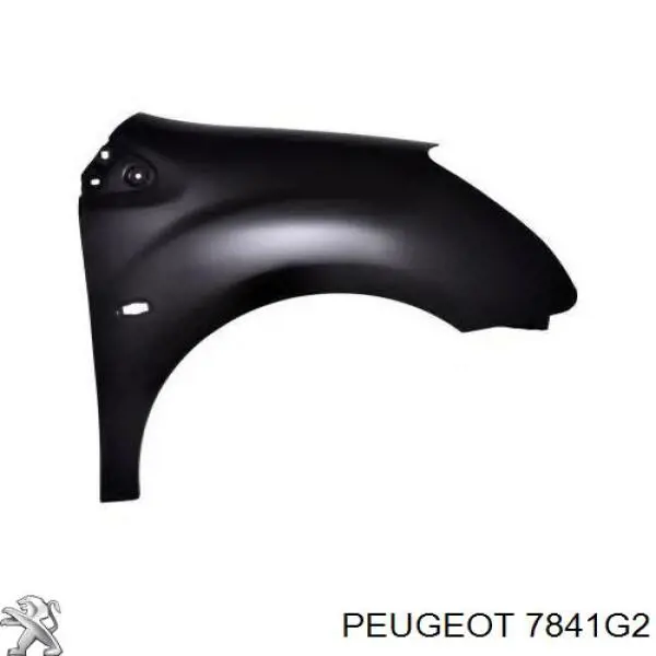 Крыло переднее правое 7841G2 Peugeot/Citroen