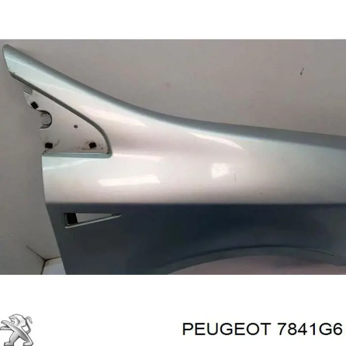Правое крыло Peugeot/Citroen 7841G6