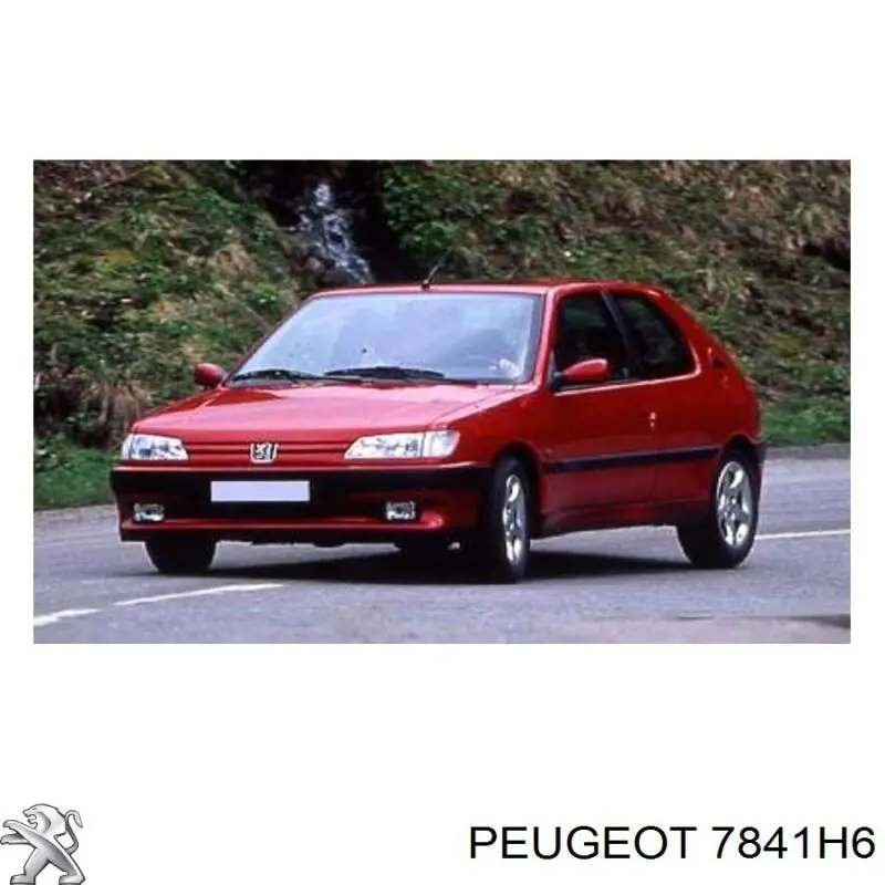 7841H6 Peugeot/Citroen крыло переднее правое
