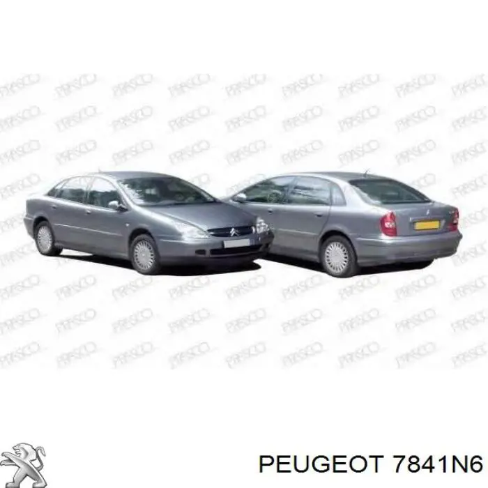 Крыло переднее правое 7841N6 Peugeot/Citroen