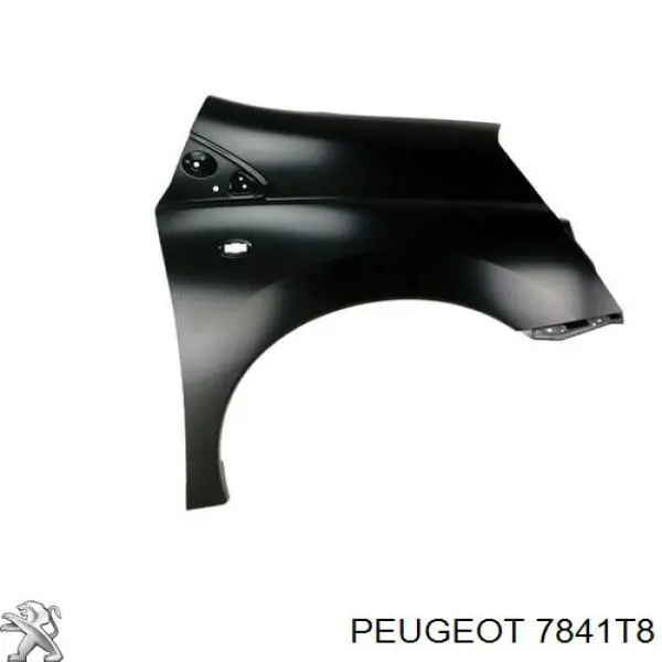 7841T8 Peugeot/Citroen Переднее правое крыло