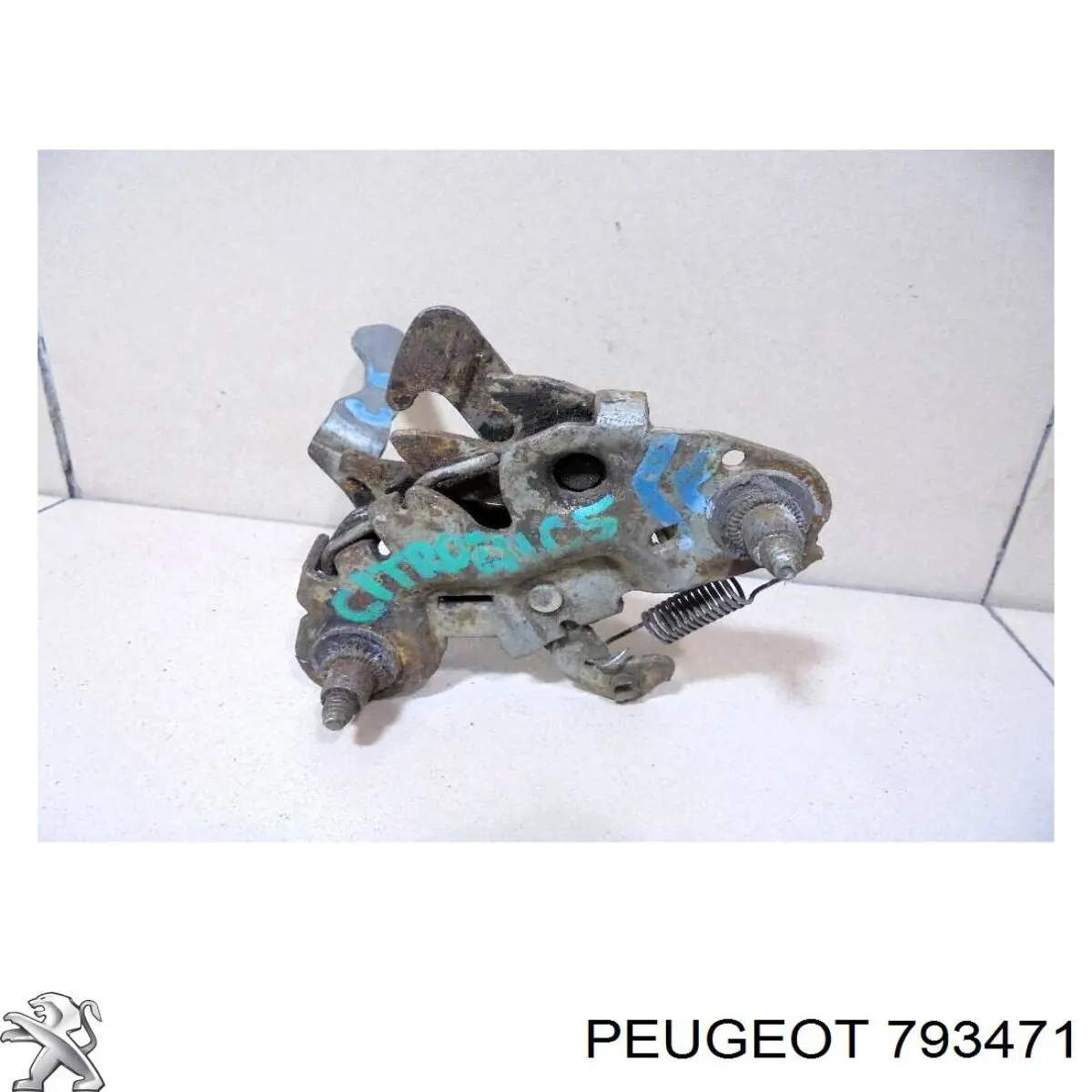 793471 Peugeot/Citroen замок капота