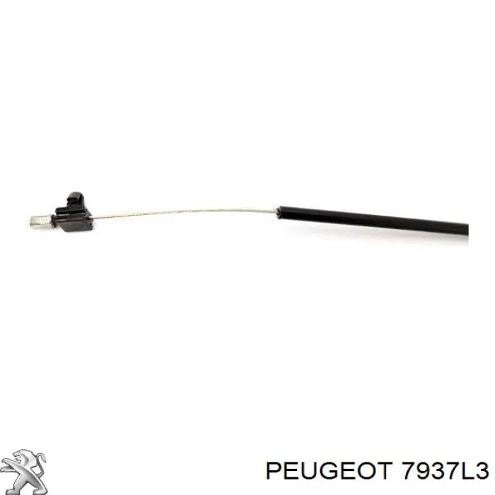 Cable de apertura de capó del motor 7937L3 Peugeot/Citroen