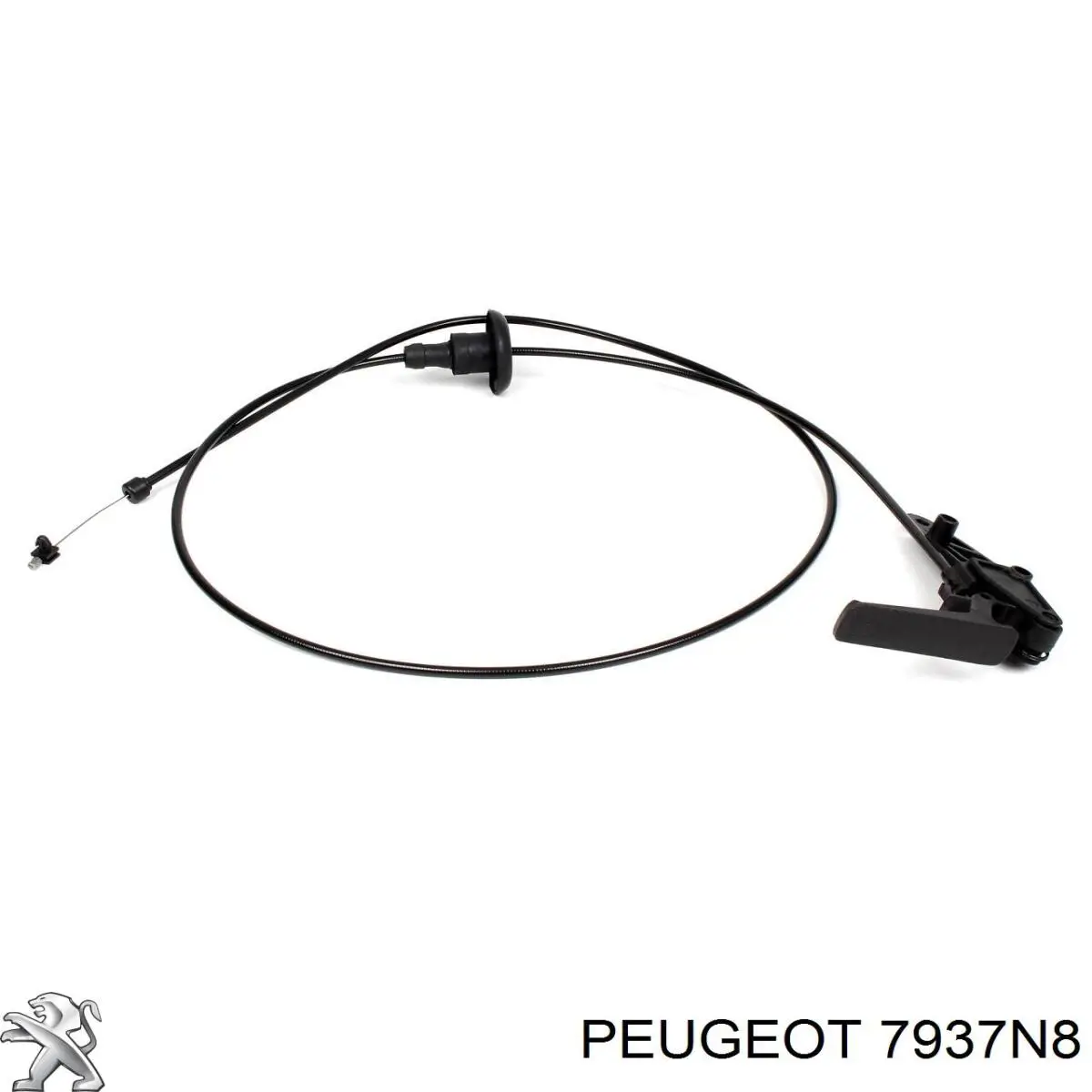 Cable de apertura de capó del motor 7937N8 Peugeot/Citroen