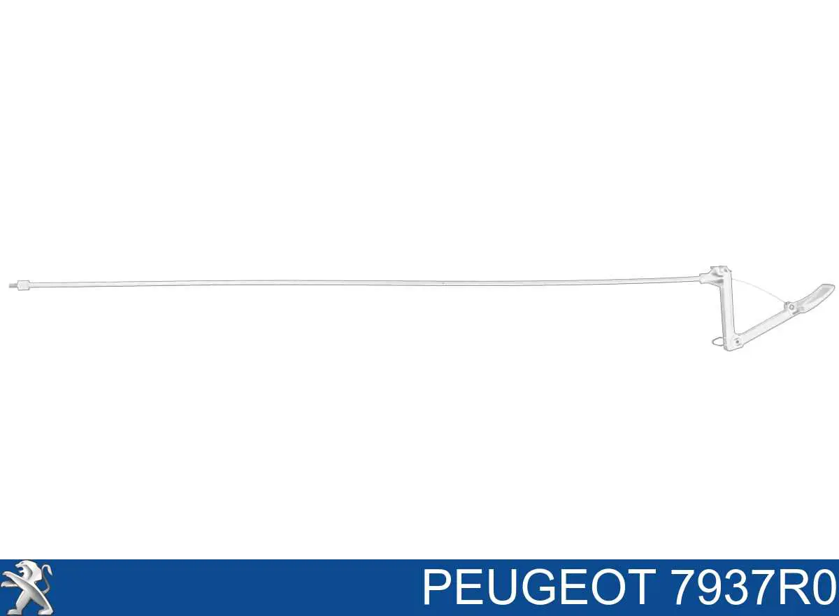 7937R0 Peugeot/Citroen трос открывания капота передний