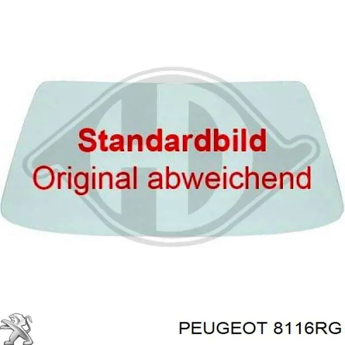 8116RG Peugeot/Citroen Автостекло