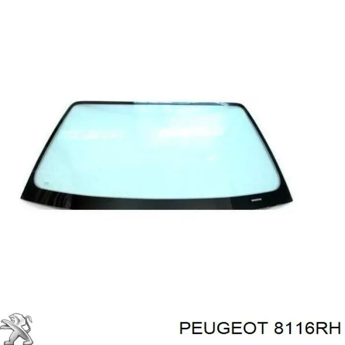 8116RH Peugeot/Citroen стекло лобовое