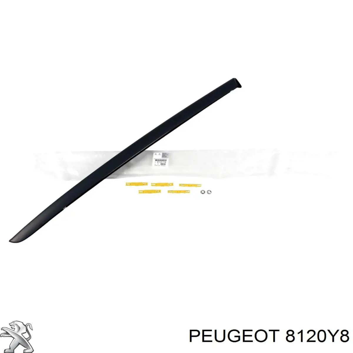 Молдинг ветрового стекла правый Peugeot/Citroen 8120Y8 цена, от 128.64 USD