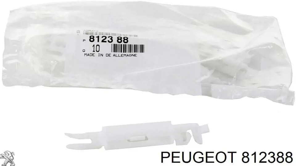 Клипса молдинга лобового стекла 812388 Peugeot/Citroen