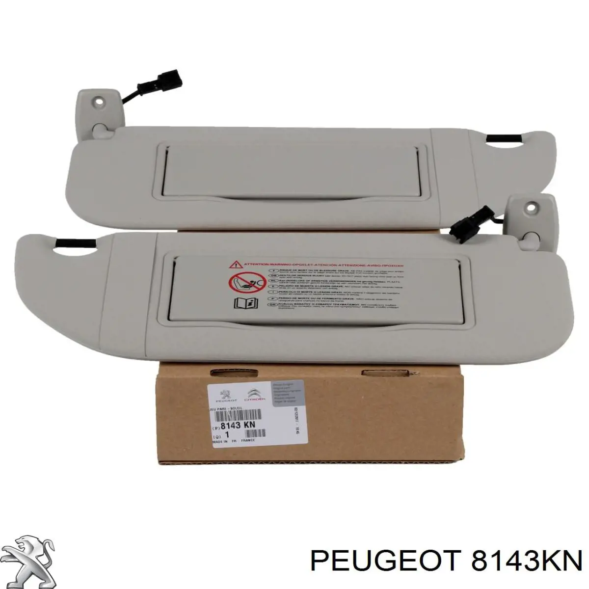 Козырек солнцезащитный автомобиля Peugeot/Citroen 8143KN цена, от  USD
