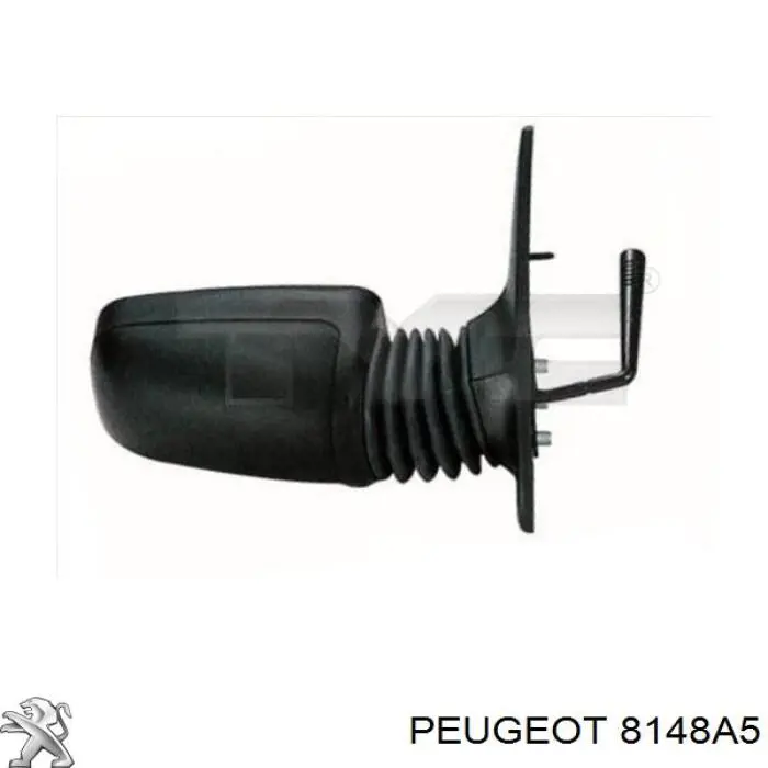 Левое боковое зеркало 00008148A5 Peugeot/Citroen