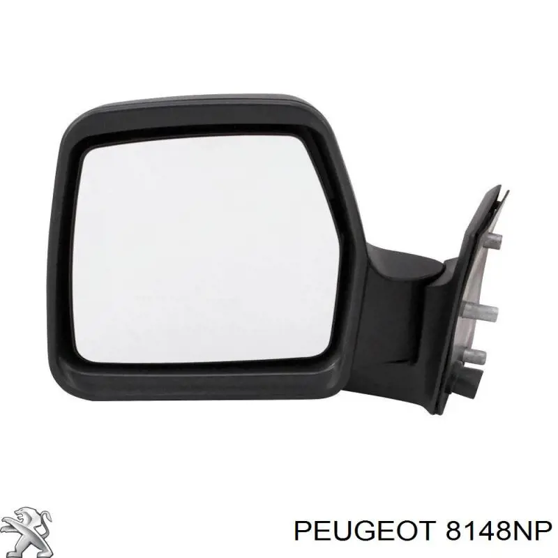 Купить 8148NP Peugeot/Citroen Наружное зеркало левое