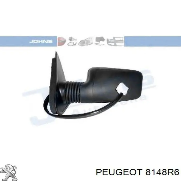 Зеркало заднего вида, левое Peugeot/Citroen 8148R6 цена, от 25.18 USD
