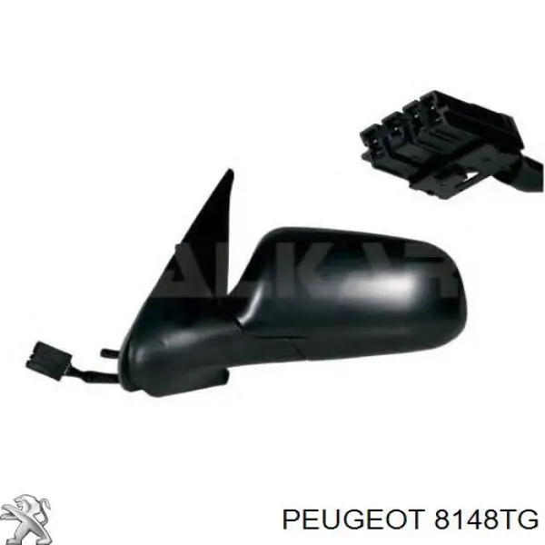 8148TG Peugeot/Citroen Левое боковое зеркало