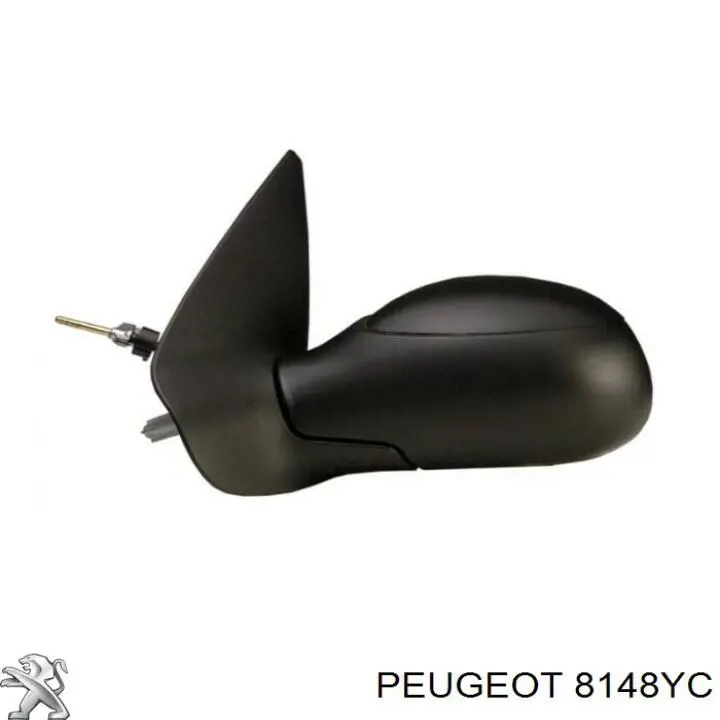 8148YC Peugeot/Citroen зеркало заднего вида левое