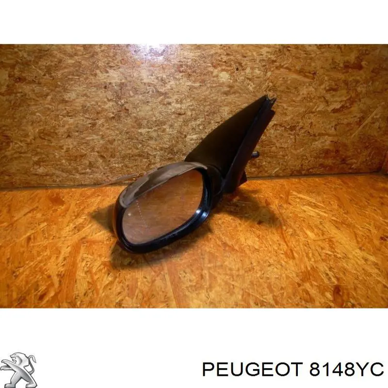 Левое боковое зеркало 8148YC Peugeot/Citroen