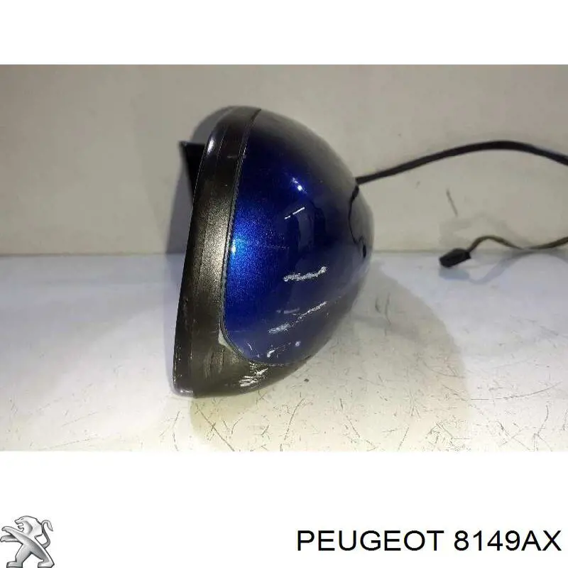 Правое зеркало 8149AX Peugeot/Citroen