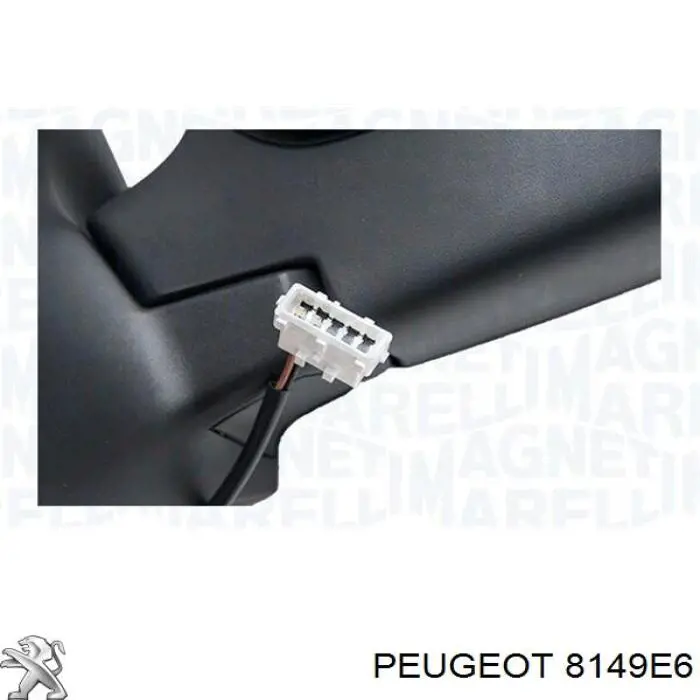 Наружное зеркало правое Peugeot/Citroen 8149E6 цена, от 40.00 USD