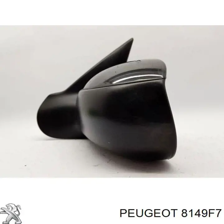 8149F7 Peugeot/Citroen зеркало заднего вида левое