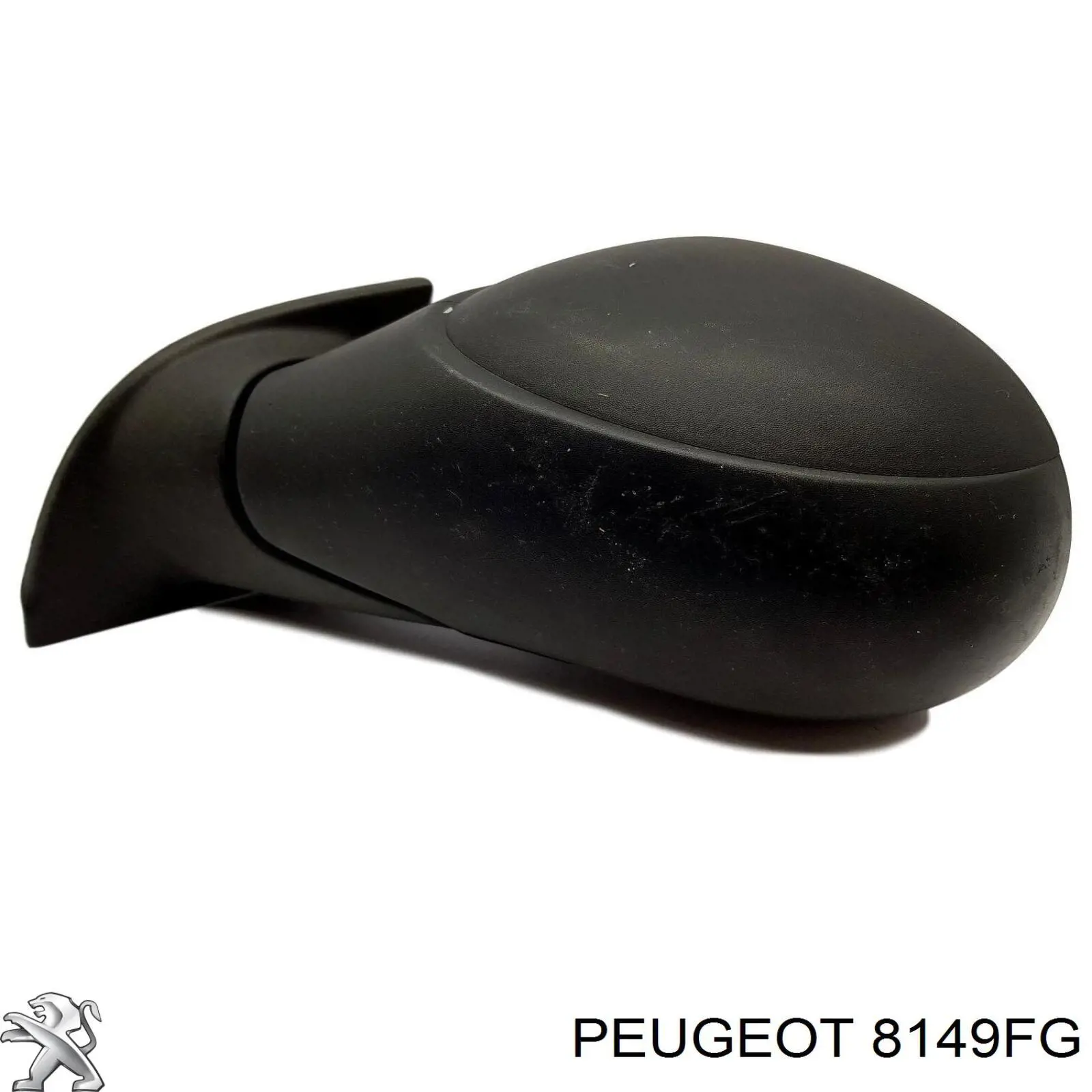 Левое боковое зеркало 12363600 Peugeot/Citroen