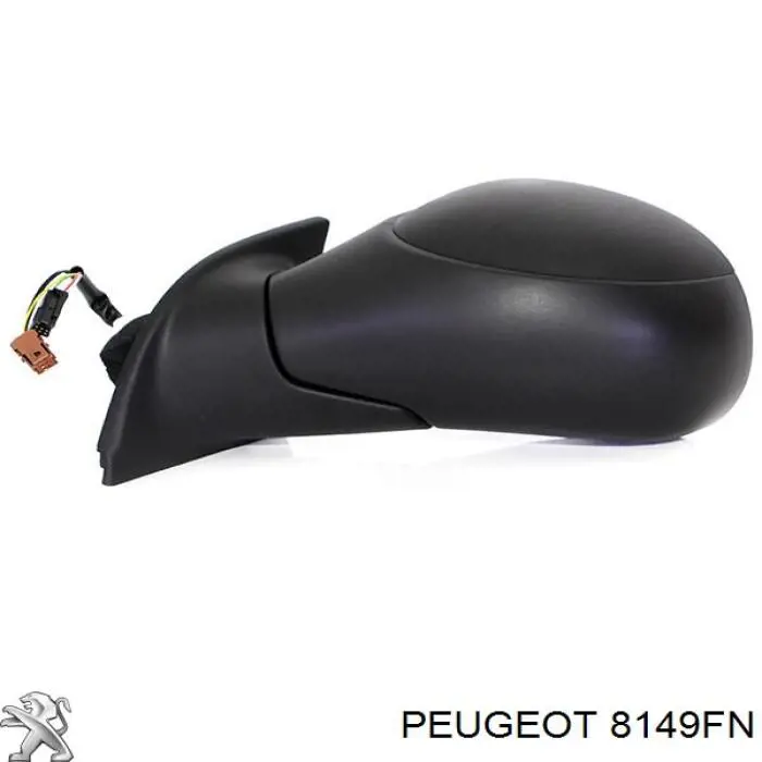 Зеркало заднего вида, левое Peugeot/Citroen 8149FN цена, от 26.29 USD