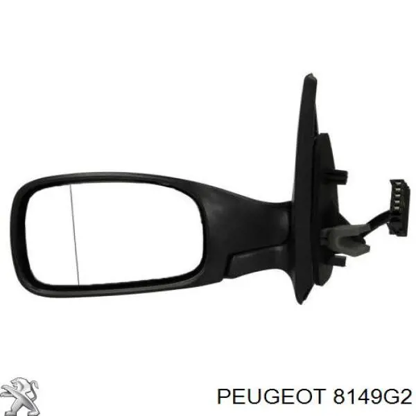 Espejo retrovisor izquierdo 8149G2 Peugeot/Citroen