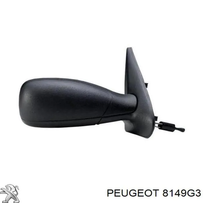 Espejo retrovisor derecho 8149G3 Peugeot/Citroen