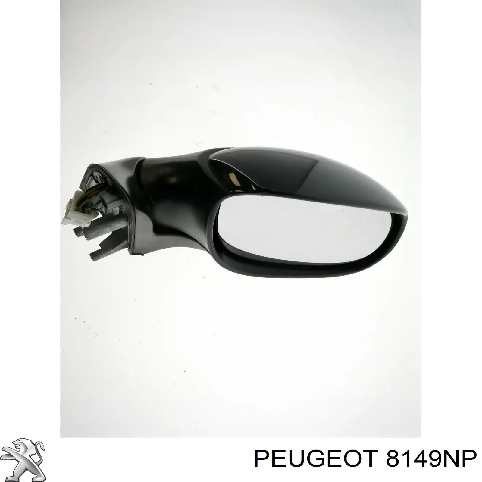 Правое боковое зеркало Peugeot/Citroen 8149NP
