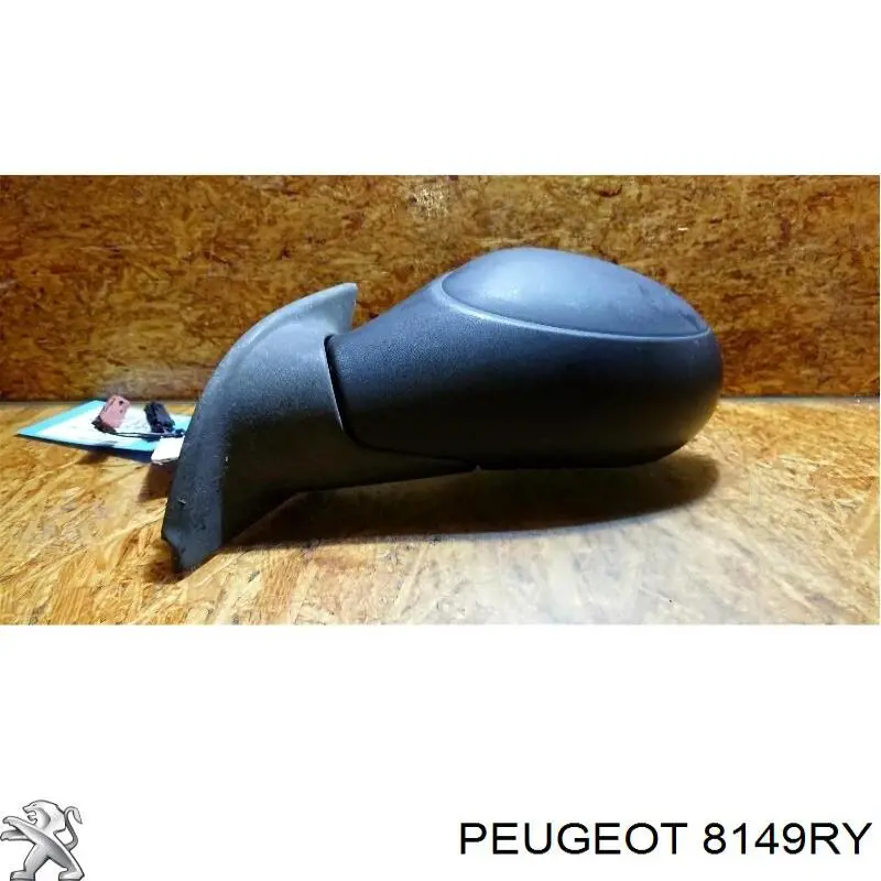 Левое боковое зеркало 8149RY Peugeot/Citroen