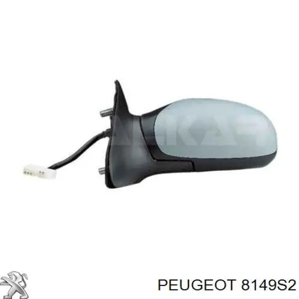 Купить 8149S2 Peugeot/Citroen Наружное зеркало левое