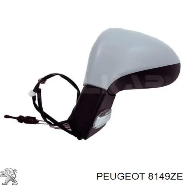 8149ZE Peugeot/Citroen Левое боковое зеркало