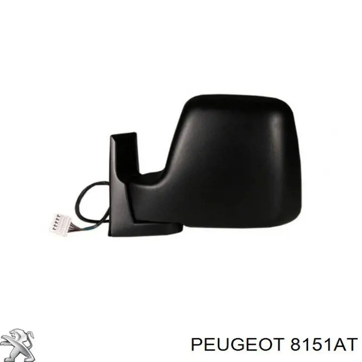 Купить 8151AT Peugeot/Citroen Стекло зеркала заднего вида, левого
