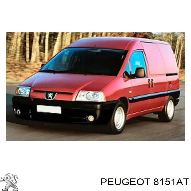 Зеркальный элемент водительского зеркала Peugeot/Citroen 8151AT цена, от 10.82 USD