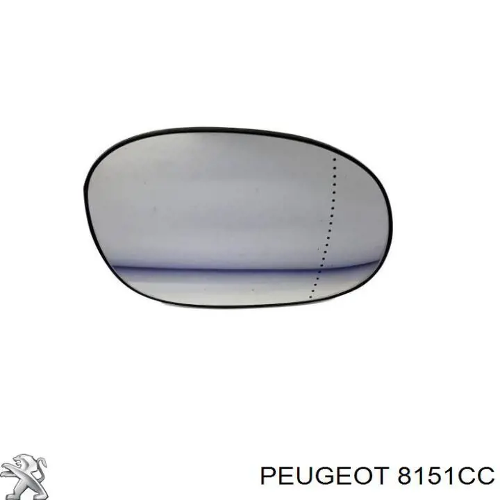 Стекло зеркала заднего вида, правого Peugeot/Citroen 8151CC цена, от 6.02 USD