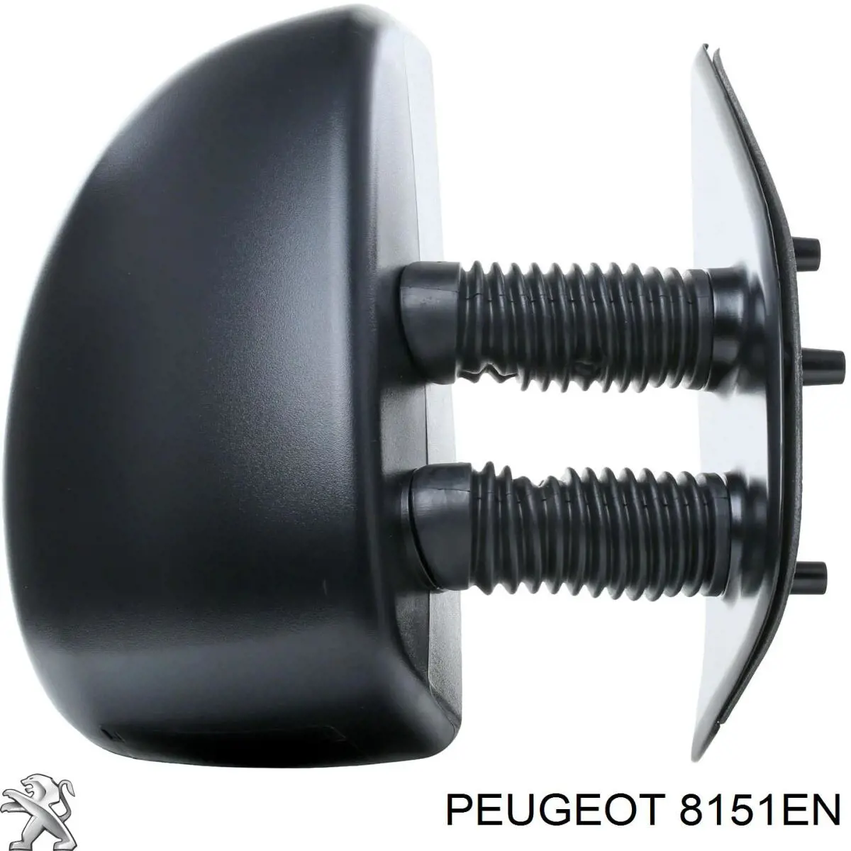 8151EN Peugeot/Citroen зеркальный элемент зеркала заднего вида правого