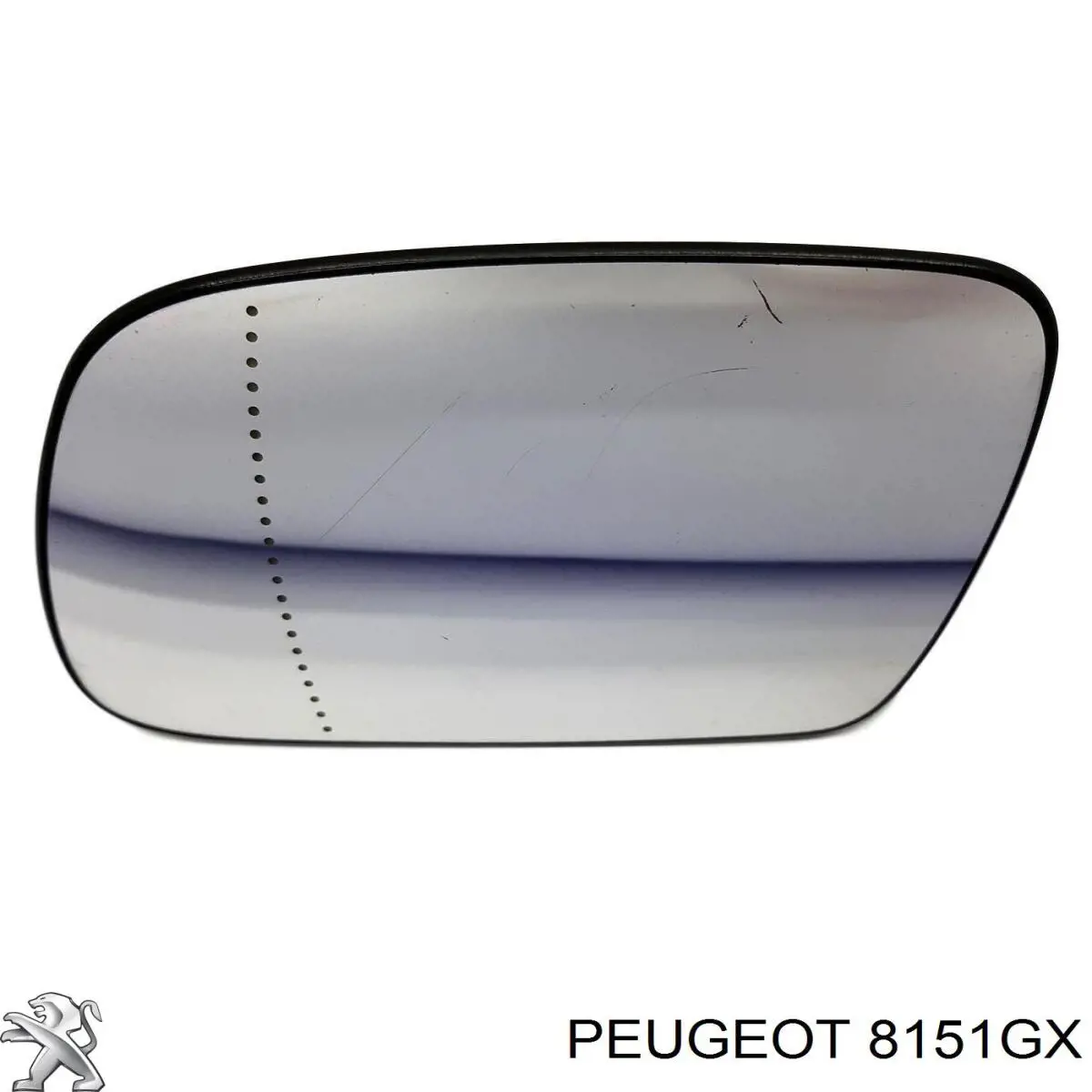 Cristal De Espejo Retrovisor Exterior Izquierdo 8151GX Peugeot/Citroen