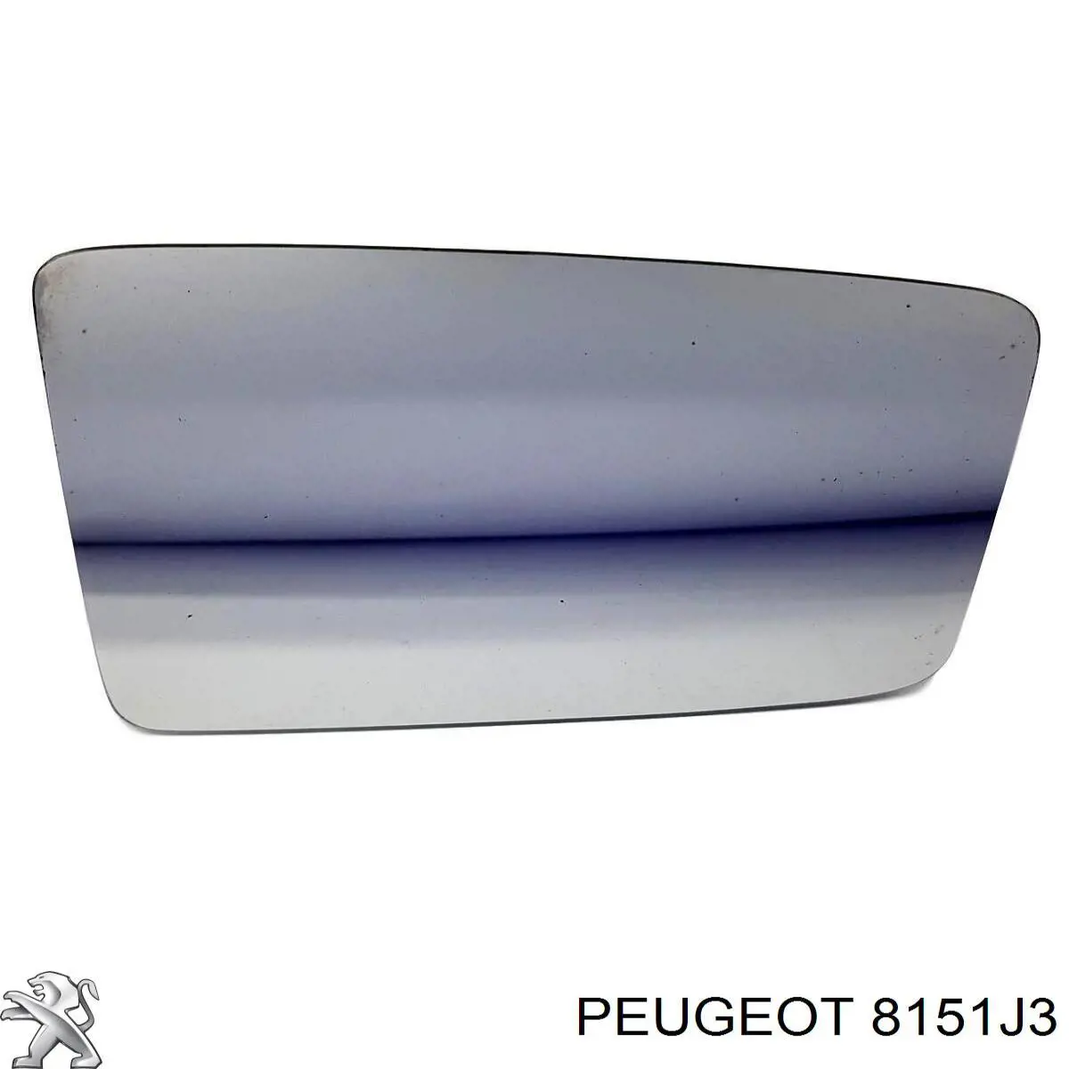 8151J3 Peugeot/Citroen Зеркальный элемент левого зеркала заднего вида