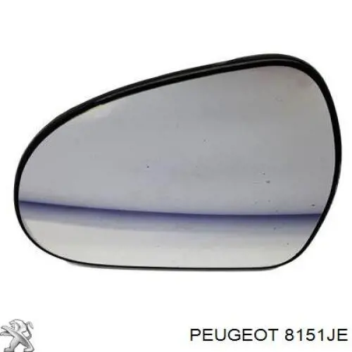 Зеркальный элемент водительского зеркала Peugeot/Citroen 8151JE цена, от 7.27 USD