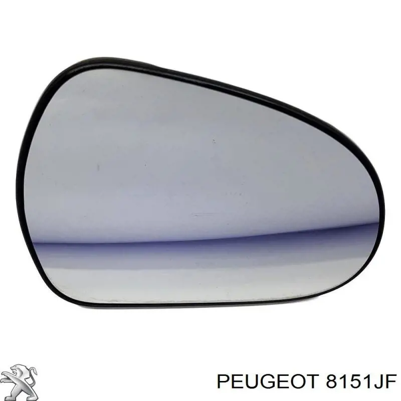 Cristal De Espejo Retrovisor Exterior Derecho 8151JF Peugeot/Citroen