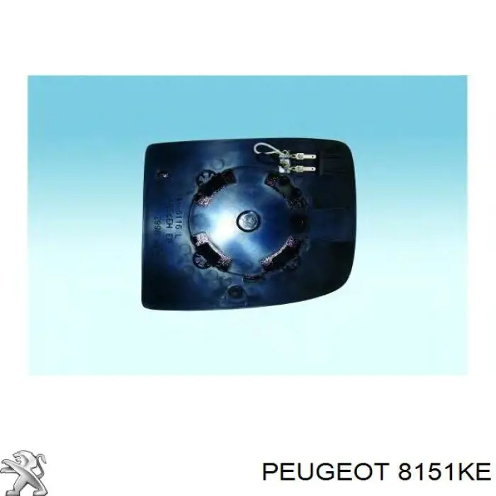Зеркальный элемент водительского зеркала Peugeot/Citroen 8151KE цена, от 8.32 USD