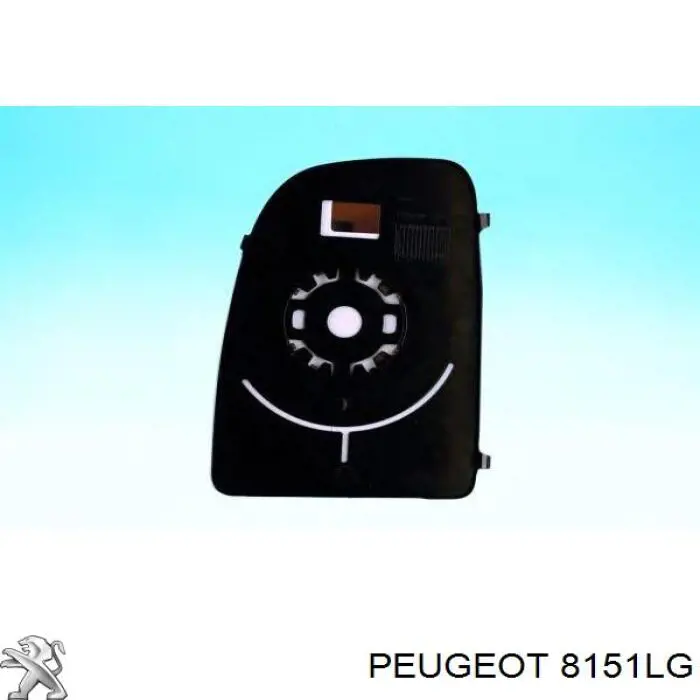 Зеркальный элемент водительского зеркала Peugeot/Citroen 8151LG цена, от 10.27 USD