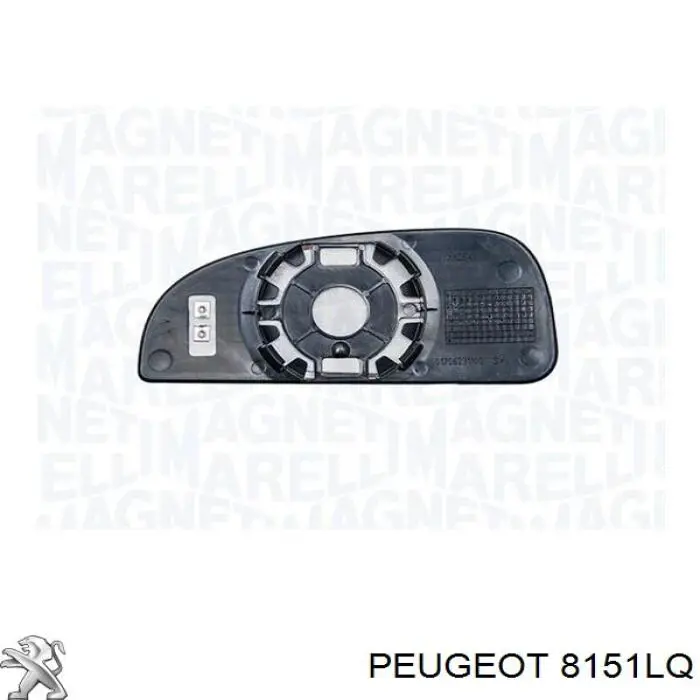 Стекло зеркала заднего вида, правого Peugeot/Citroen 8151LQ цена, от 10.77 USD