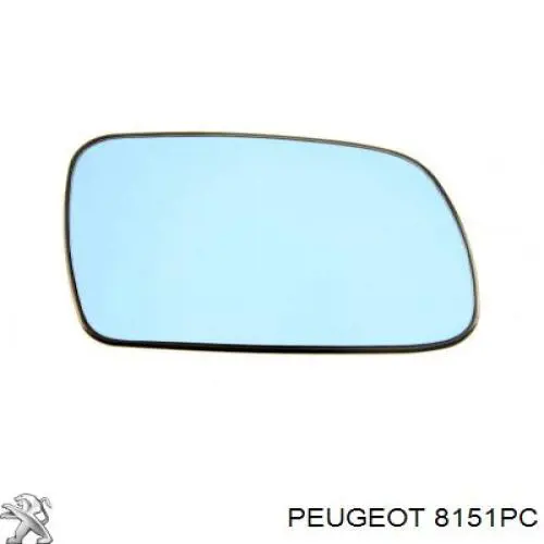Стекло зеркала заднего вида, правого Peugeot/Citroen 00008151PC цена, от 99.72 USD
