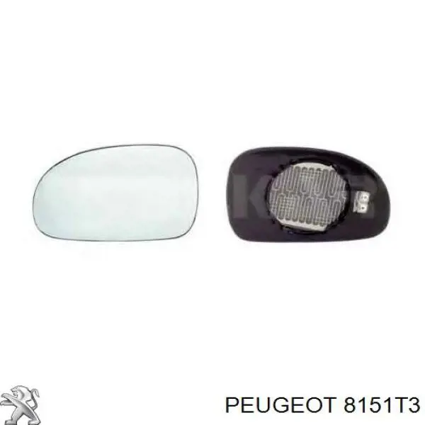Стекло правого зеркала заднего вида 5746556E Polcar